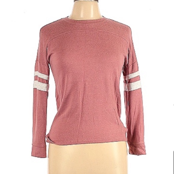 Rumi + Ryder the Brushed Varsity Tunic Top- L - Picture 4 of 5